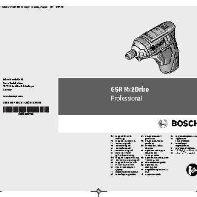 BOSCH GSR Mx2Drive Professional