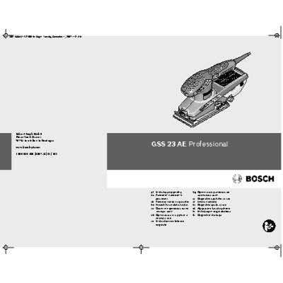 BOSCH GSS 23 AE Professional