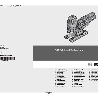 BOSCH GST 10, 8 V-Li (06015A1001)