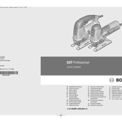 BOSCH GST 140 BCE