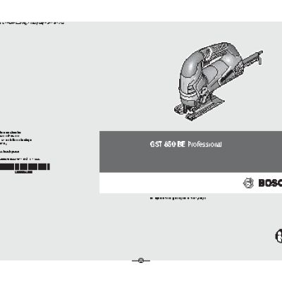BOSCH GST 850 BE