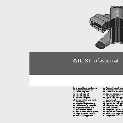 BOSCH GTL 3 Professional