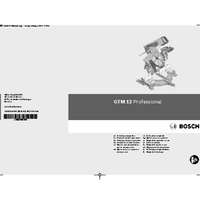 BOSCH GTM 12