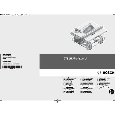 BOSCH GTS 10 J Professional
