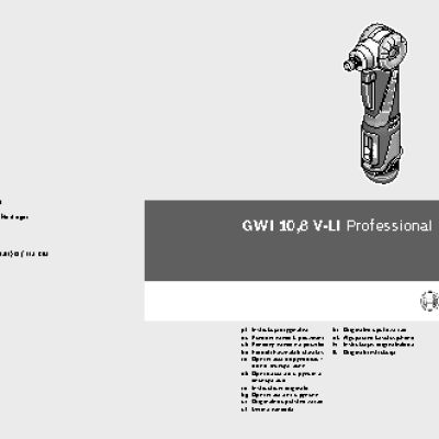 BOSCH GWI 10, 8 V-LI