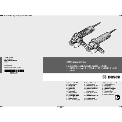BOSCH GWS 13-125 CIE