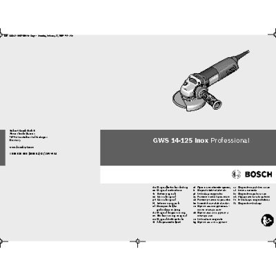 BOSCH GWS 14-125 Inox