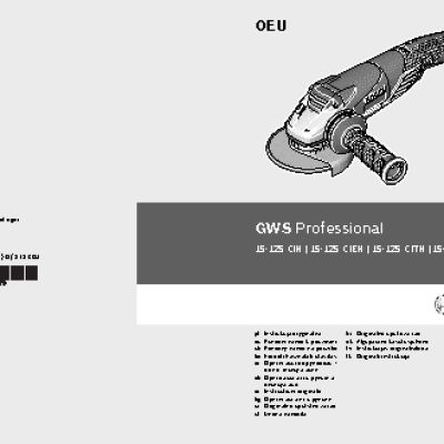 BOSCH GWS 15-125 CIEH