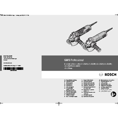 BOSCH GWS 15-125 Inox Professional