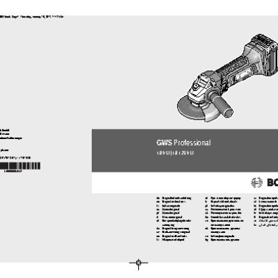 BOSCH GWS 18-125 V-LI 2x4.0Ah
