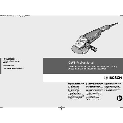 BOSCH GWS 22-230 H Professional