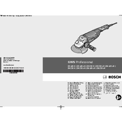 BOSCH GWS 24-180 H