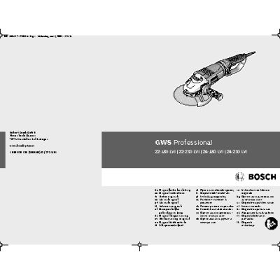 BOSCH GWS GWS 24-230 LVI
