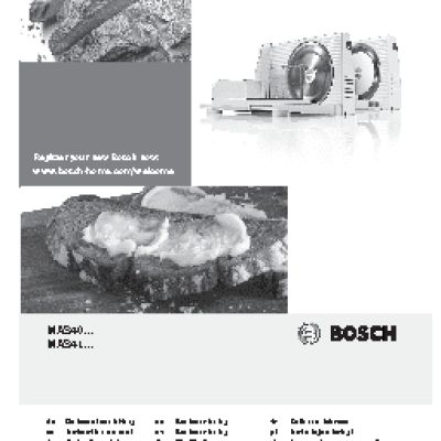 BOSCH MAS4000W