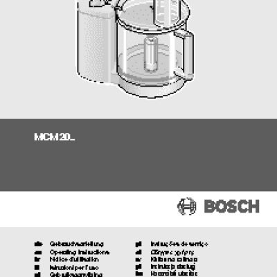 BOSCH MCM-2050