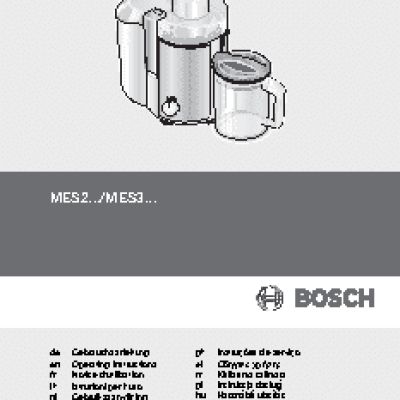 BOSCH MES20A0