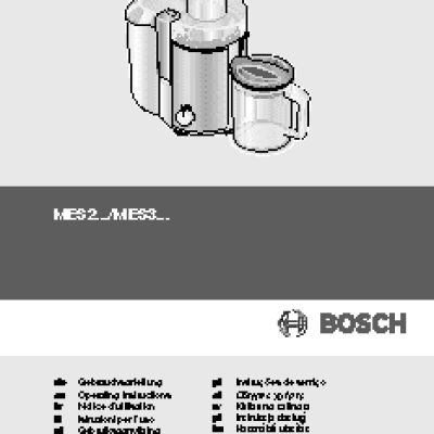 BOSCH MES 25G0