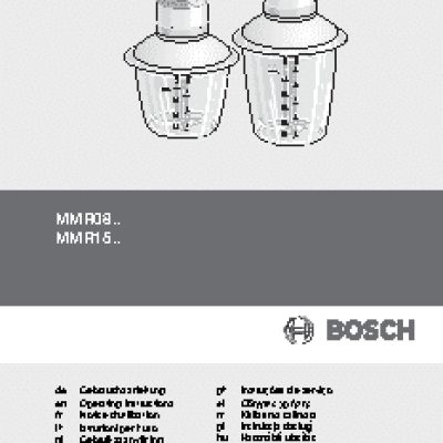 BOSCH MMR 08 A1