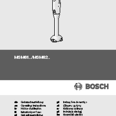 BOSCH MSM6252