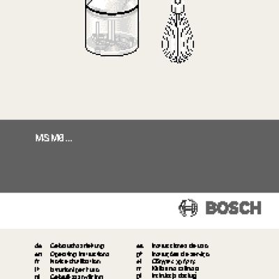 BOSCH MSM 66130