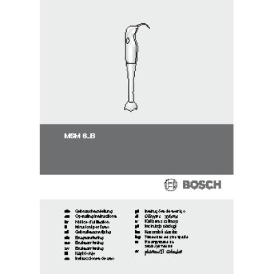 BOSCH MSM6B700