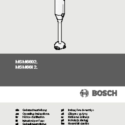 BOSCH MSM 66020