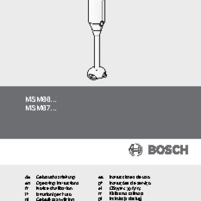 BOSCH MSM 66130 ErgoMixx
