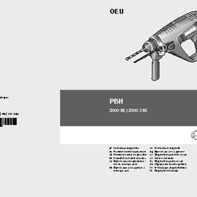 BOSCH PBH 2000 RE