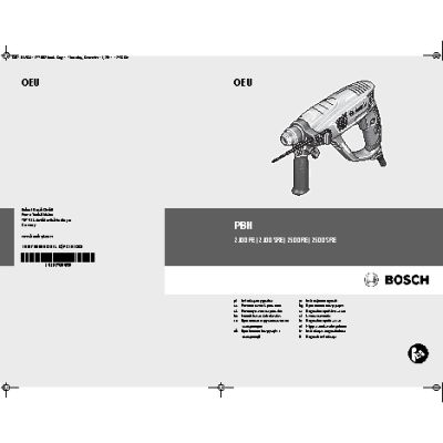 BOSCH PBH 2500 RE Professional