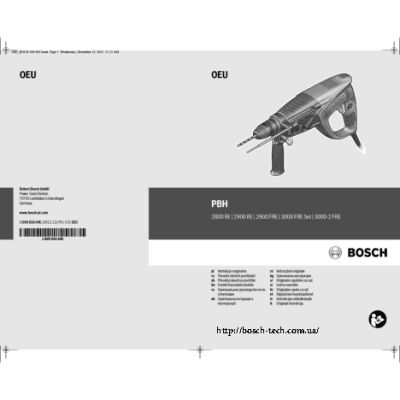 BOSCH PBH 2900 RE