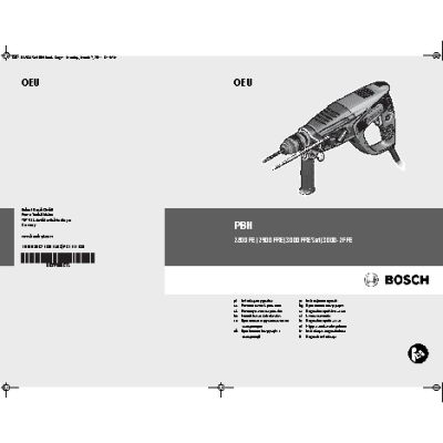 BOSCH PBH 3000 FRE Professional