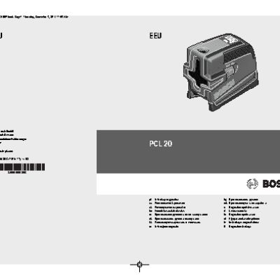 BOSCH PCL 20 (0603008220)