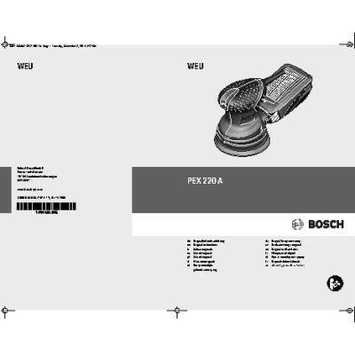 BOSCH PEX 220 A (0603378020)