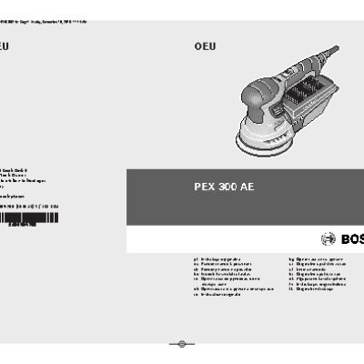 BOSCH PEX 300 AE (06033 A 3020)