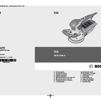 BOSCH PEX 400 AE 06033A4020