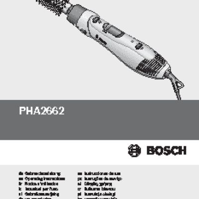 BOSCH PHA 2662 volume & curl