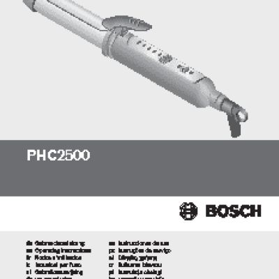 BOSCH PHC 2500 ProSalon