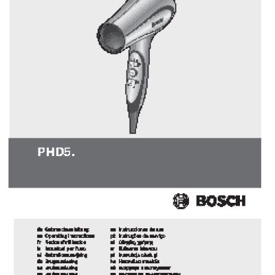 BOSCH PHD 5513 beautixx comfort