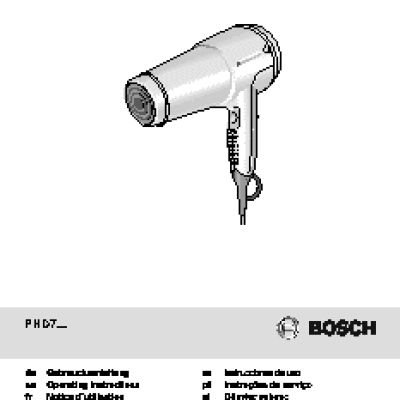 BOSCH PHD-7963 ElegantTouch