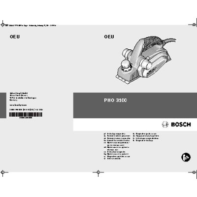 BOSCH PHO 3100