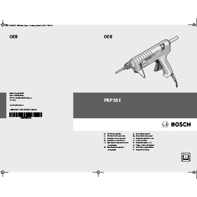 BOSCH PKP 18 E