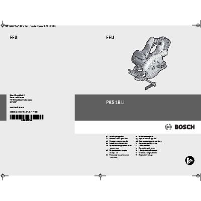 BOSCH PKS 18 LI