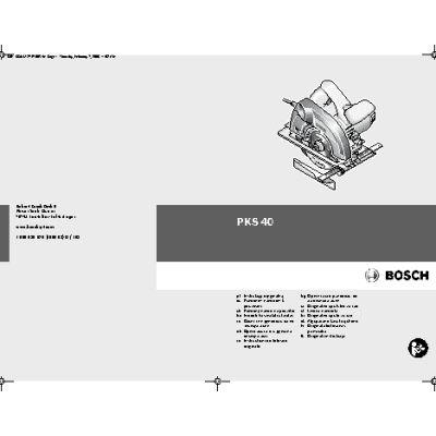 BOSCH PKS 40 0603328008