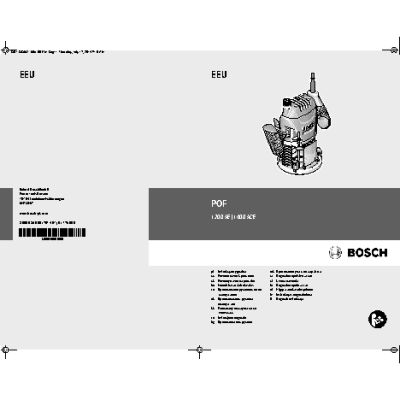 BOSCH POF 1400 ACE