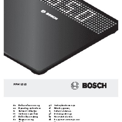 BOSCH PPW 1010