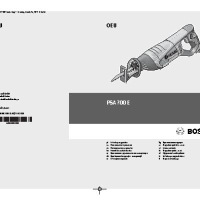 BOSCH PSA 700 E (06033 A 7020)