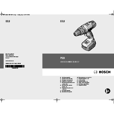 BOSCH PSB 14, 4 LI-2 1x1.5Ah