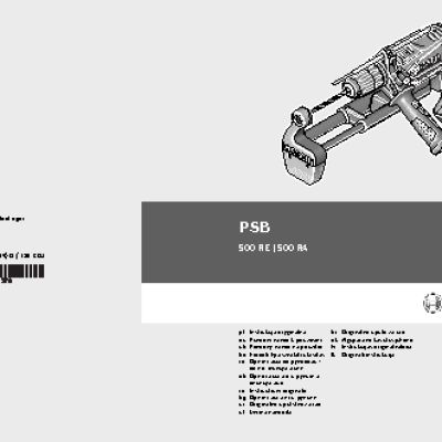 BOSCH PSB 500 RA