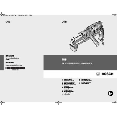 BOSCH PSB 650 RE 0603128020