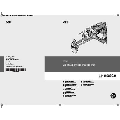 BOSCH PSB 850-2 RE